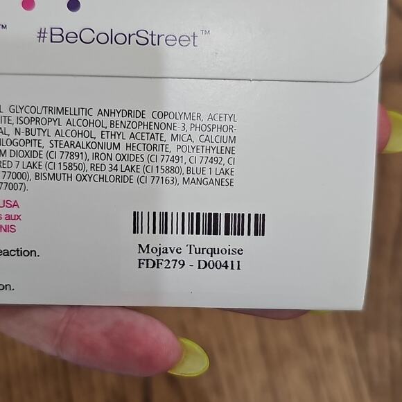 Color Street Nail Strips - Mojave Turquoise - Picture 3 of 3